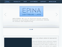 Tablet Screenshot of epina.at